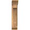 Ekena Millwork Imperial Traditional Smooth Bracket w/ Offset Brace, Western Red Cedar, 5 1/2"W x 16"D x 28"H BKT0604X16X28IMP01SWR - alternate 3